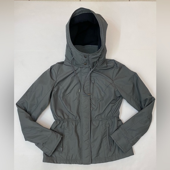 Abercrombie & Fitch Women’s All Season Weather Warrior hooded Jacket coat Size S - Picture 2 of 12